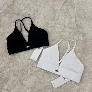 Alo SET Athletica Black and White Sports Bras